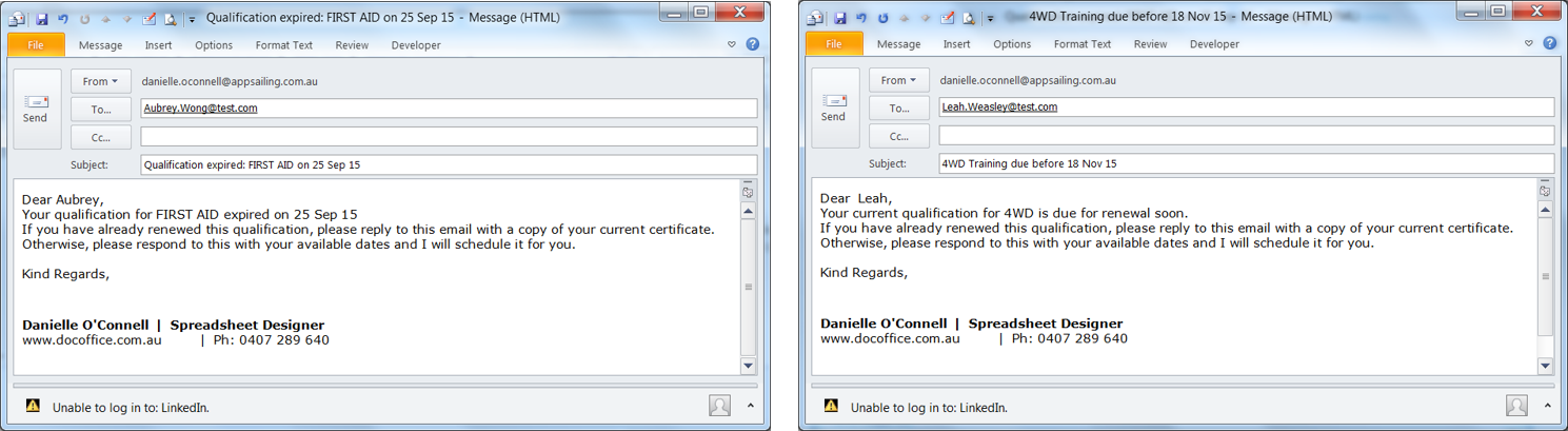 Email 3